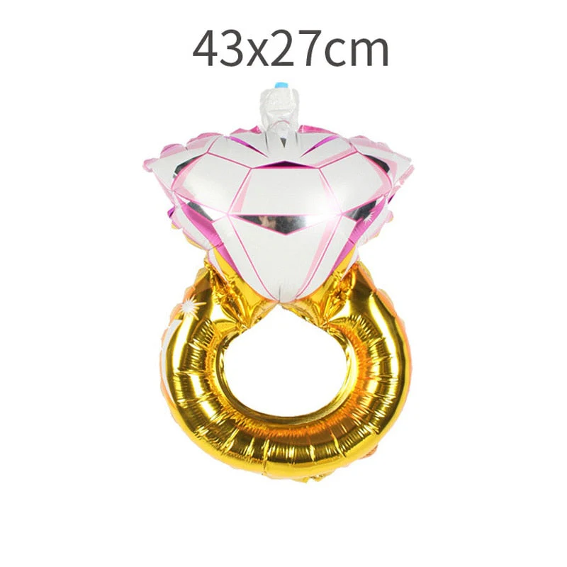 HULIANFU Rose Gold Spiral Streamers Bride To Be Letter Foil Balloon Bachelorette Party Decoration Hen Party Wedding Bridal Shower Supplie - Deanwangkt