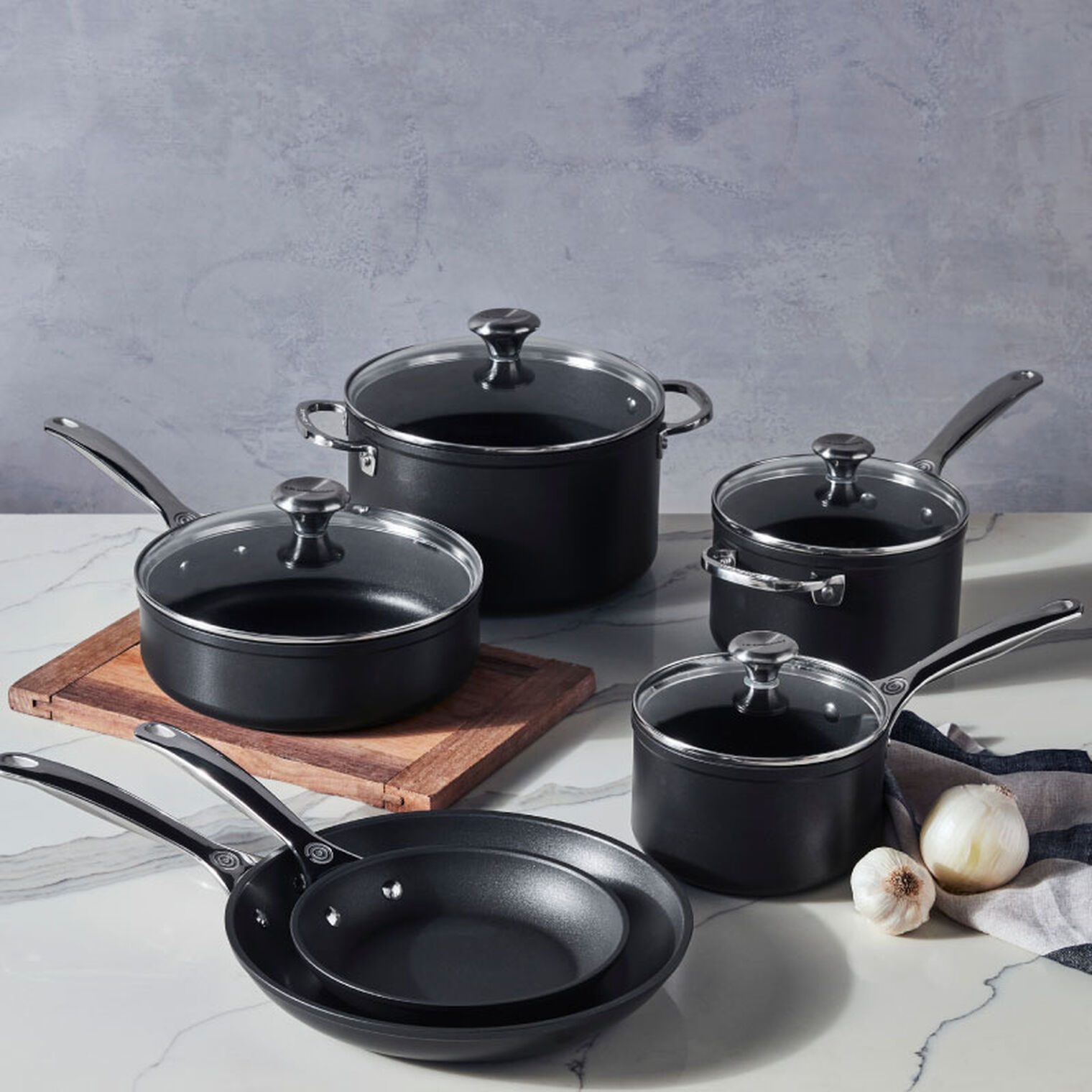 Toughened Non-stick PRO 10-Piece Cookware Set