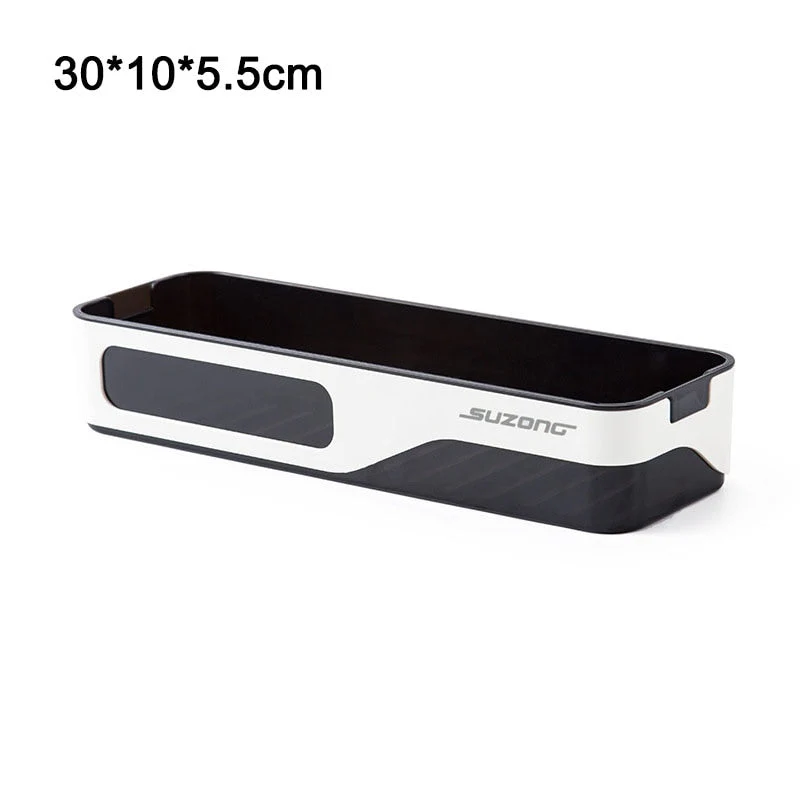 HULIANFU Wall Mounted Bathroom Shelf Shampoo Shower Organizer Punch-Free Bathroom Shelves Storage Rack Drainage Holder Household Items - Deanwangkt