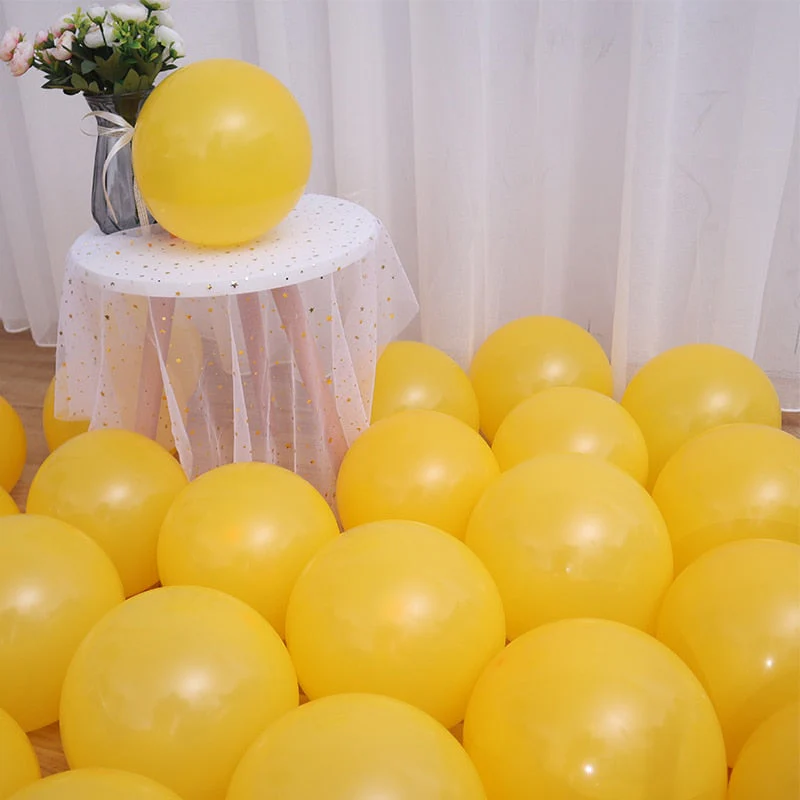 HULIANFU Latex Balloons 10 inch Large Helium Party Balloons for Wedding Birthday Party Supplies Ceremony Decorations 30/50/100 pcs - Deanwangkt