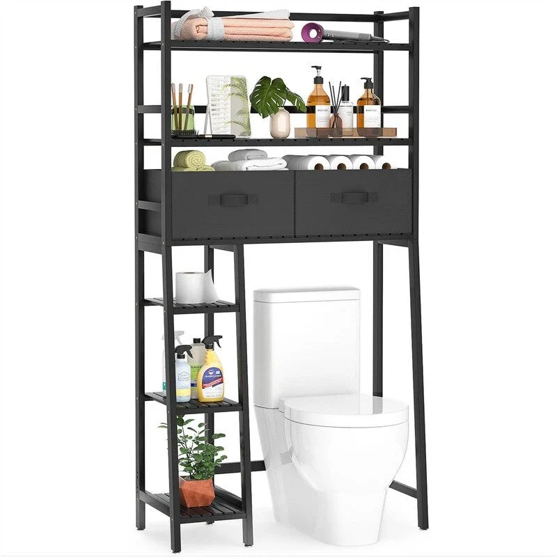 Over the Toilet Storage Cabinet - 11.81  D x 32.68  W x 65.16  H