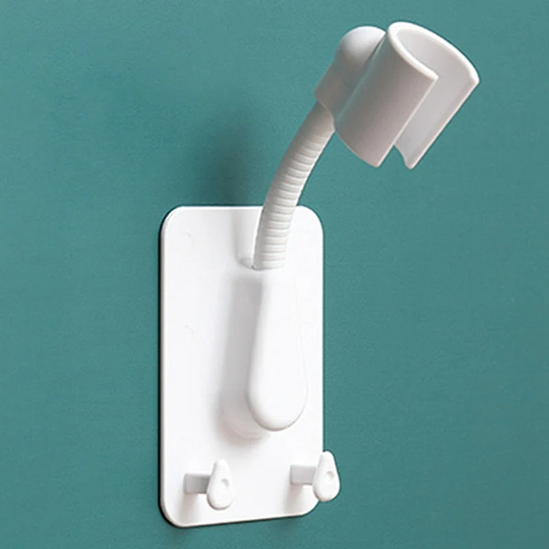 HULIANFU Universal Adjustable Shower Bracket Holder Color Plastic Shower Head Stand Holder Wall-Sticky Bath Rack Batheroom Holder - Deanwangkt