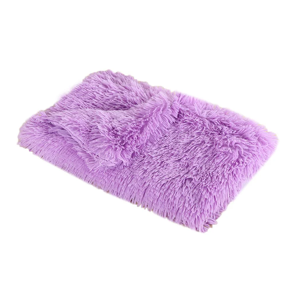 HULIANFU Soft Long Plush Pet Blanket Multi-Use Mat Sofa Cover Comfortable Warming Shag Blankets for Puppy Dog and Cats - Deanwangkt