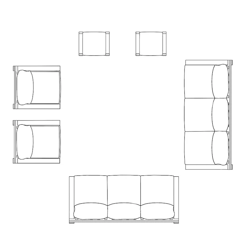 Rhodes 6-Piece Seating Set