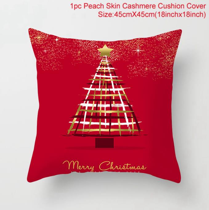 HULIANFU Santa pillowcase Happy New Year 2026  Xmas Gifts  Christmas Decor For Home Merry Christmas Ornament Navidad Natal Xmas Gifts - Deanwangkt