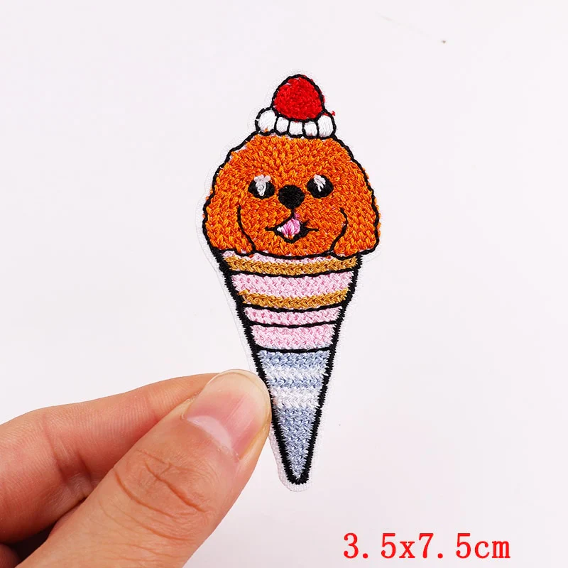 HULIANFU Mushroom Applique Embroidered Patches On Kids Clothes DIY Iron On Patches Cartoon Patches For Clothing Stickers Animal Badges - Deanwangkt