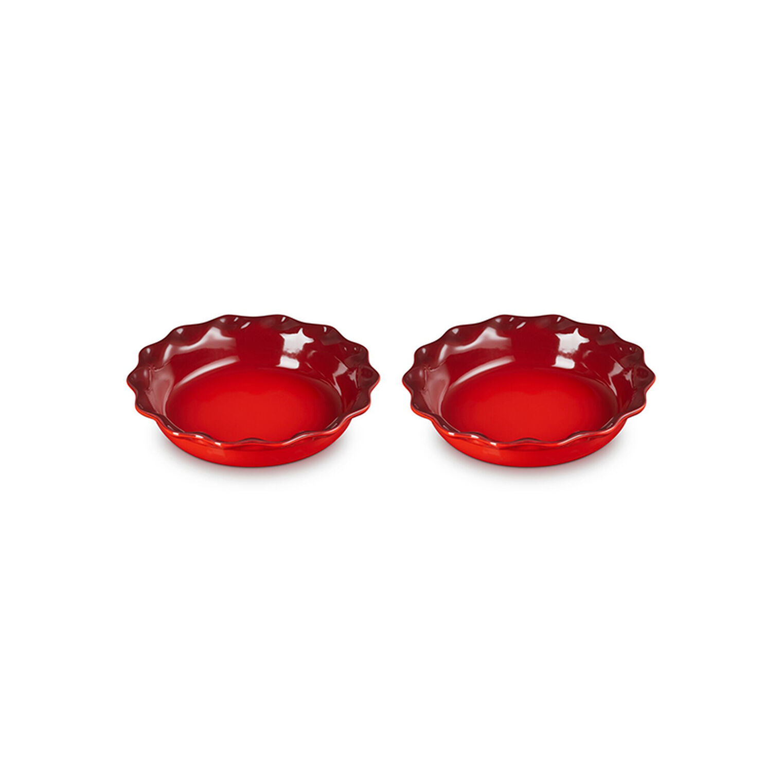 Heritage Fluted Pie Dish 2-Piece Set