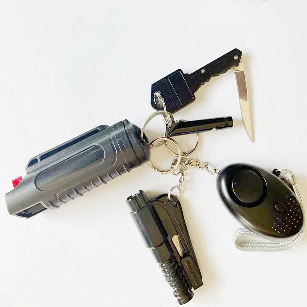 HULIANFU Portable Pepper Spray Tank Bottle Emergency Empty Box Spray Shell With Key Ring Keychain Self-defense Outdoor Camping Supplies - Deanwangkt