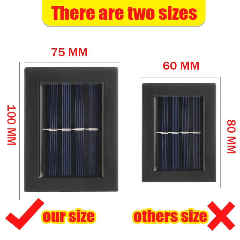 HULIANFU Smart Solar LED Outdoor Light Waterproof Garden Decor Lamps for Balcony Courtyard Street Wall Light Garden Outdoor Solar Lamp - Deanwangkt