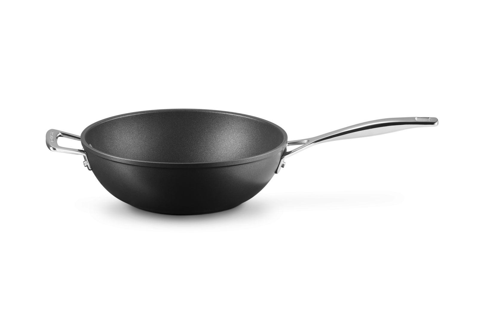 Toughened Non-Stick Stir-Fry Pan with Helper Handle