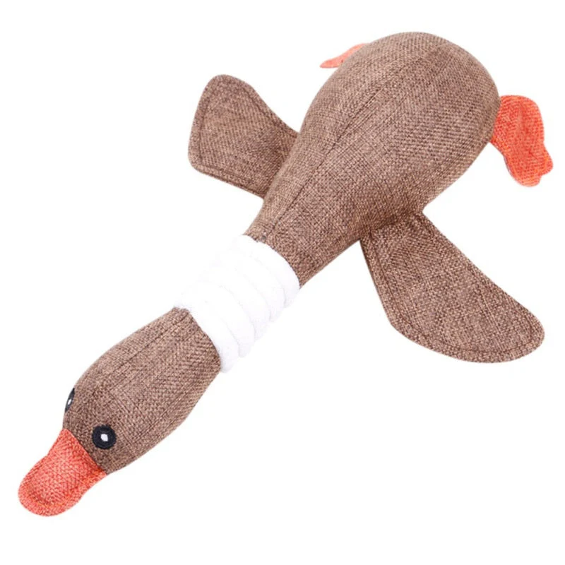 HULIANFU Pet Dog Plush Toy Squeaker Chew Animal Toy Octopus Skin Shell Bite Resistant Plush Toy Funny Durability Molar Toy Pets Supplies - Deanwangkt