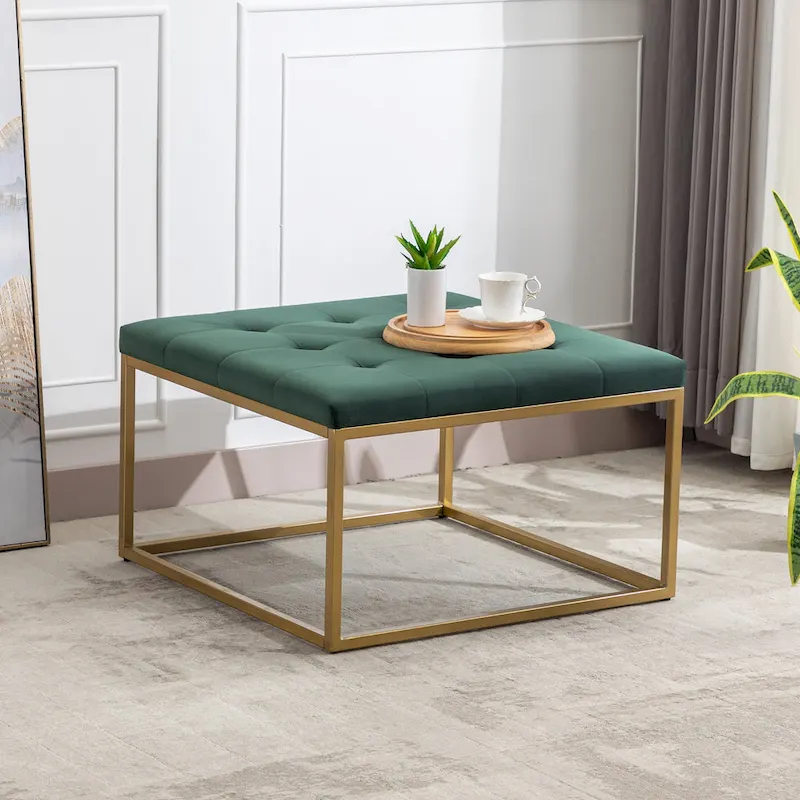 Square Ottoman Coffee Table 28L x 28D x 17H