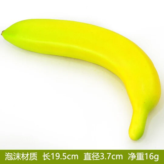HULIANFU Simulation Fruit Model Photo Prop Artificial Banana Fake Emperor Banana Plastic Banana Bunches Funny Gift Fruit Shop Display Dec - Deanwangkt