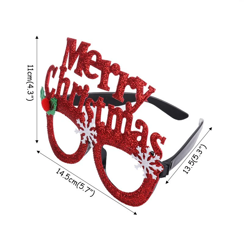 HULIANFU 2026  Christmas Headbands Christmas Tree Reindeer Antlers Hairband Xmas Party Kids Hairhoop  Christmas Glasses Photo Booth Props - Deanwangkt