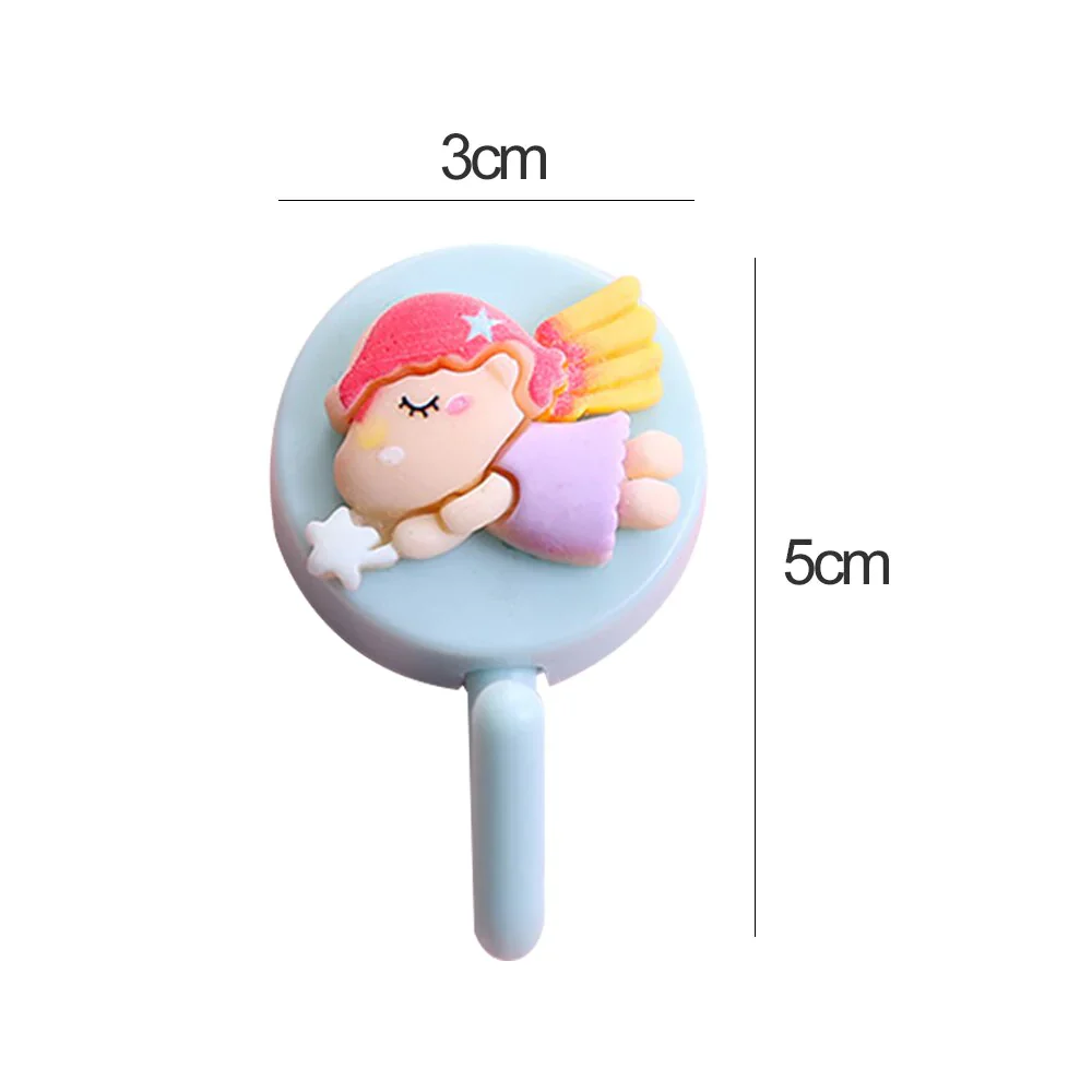 HULIANFU New Cute Animal Wall Hook for Key Holder Coat Towel Hanging Plastic Mask Holder Bathroom Organizer Wall Decor Home Accessories - Deanwangkt