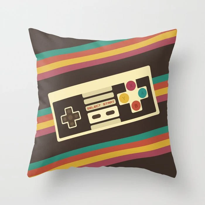 HULIANFU Super Hot Game Fans Video Gamepads Cushion Cases Retro Games Decorative Pillows Case Livingroom Sofa Couch Bed Car Throw Pillows - Deanwangkt