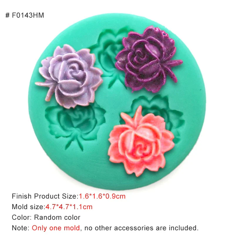 HULIANFU New Mini Flowers Series Silicone Mold DIY Handmade Fondant Cake Baking Chocolate Sugar Cake Tool Resin Polymer Clay Making Mould - Deanwangkt