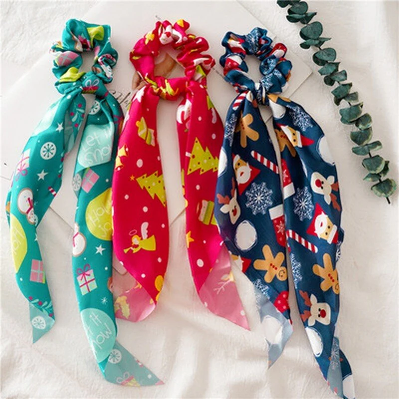 HULIANFU 2026  Christmas Silk Headband Merry Christmas Decorations for Home Xmas Gift Natale Navidad  Cristmas Ornaments New Year 2026  Noel - Deanwangkt