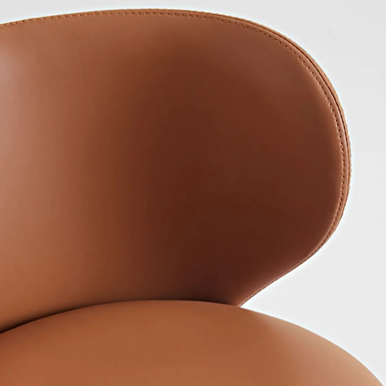 Modern Leather Swivel Bar Stools Counter Height