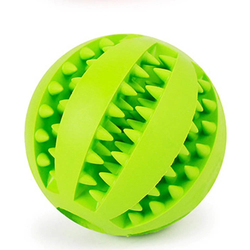 HULIANFU Toys for Dogs Rubber Dog Ball For Puppy Funny Dog Toys For Pet Puppies Large Dogs Tooth Cleaning Snack Ball Toy For Pet Products - Deanwangkt