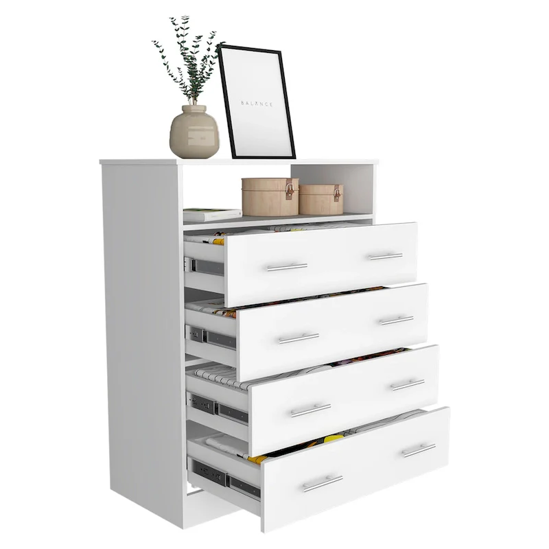 Peru L four drawer dresser