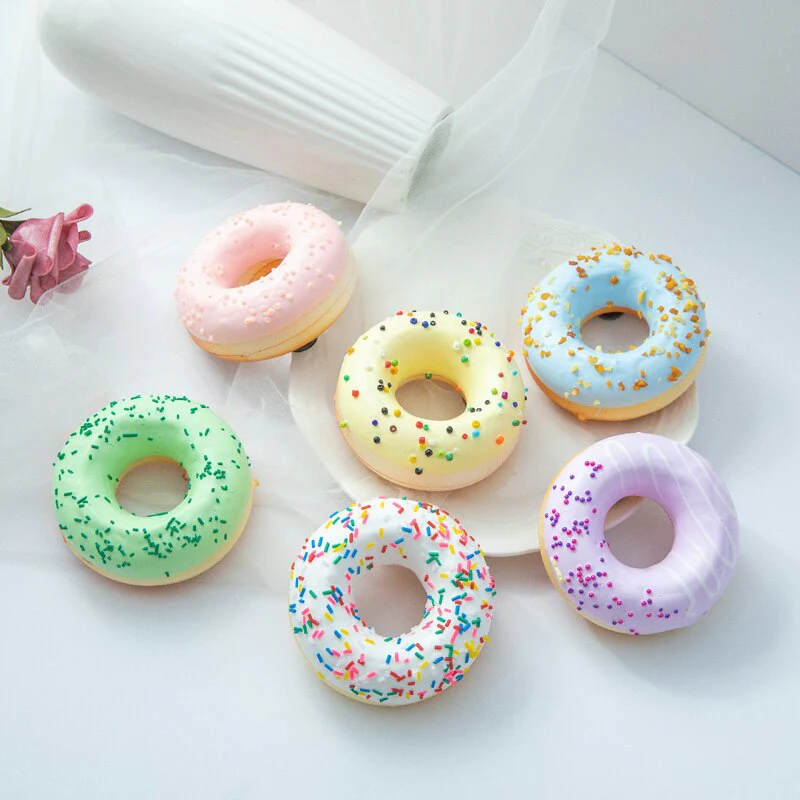 HULIANFU Simulation Cake Artificial Bread Cake Home Decoration Display Wedding Sweet Decortion 6pcs - Deanwangkt