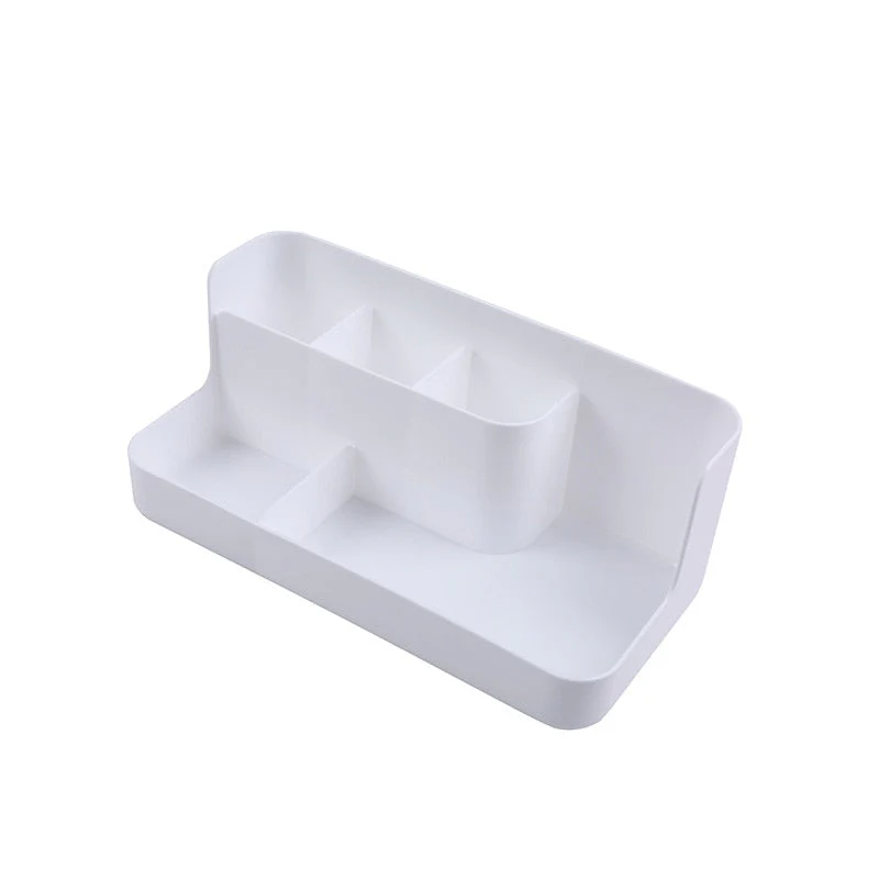 HULIANFU Makeup Organizer Bathroom Storage Box Cosmetic Organiser Office Desktop Make Up Jewelry Storage Box Sundries Container - Deanwangkt