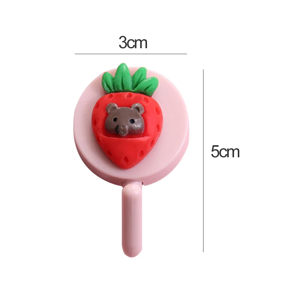 HULIANFU New Cute Animal Wall Hook for Key Holder Coat Towel Hanging Plastic Mask Holder Bathroom Organizer Wall Decor Home Accessories - Deanwangkt