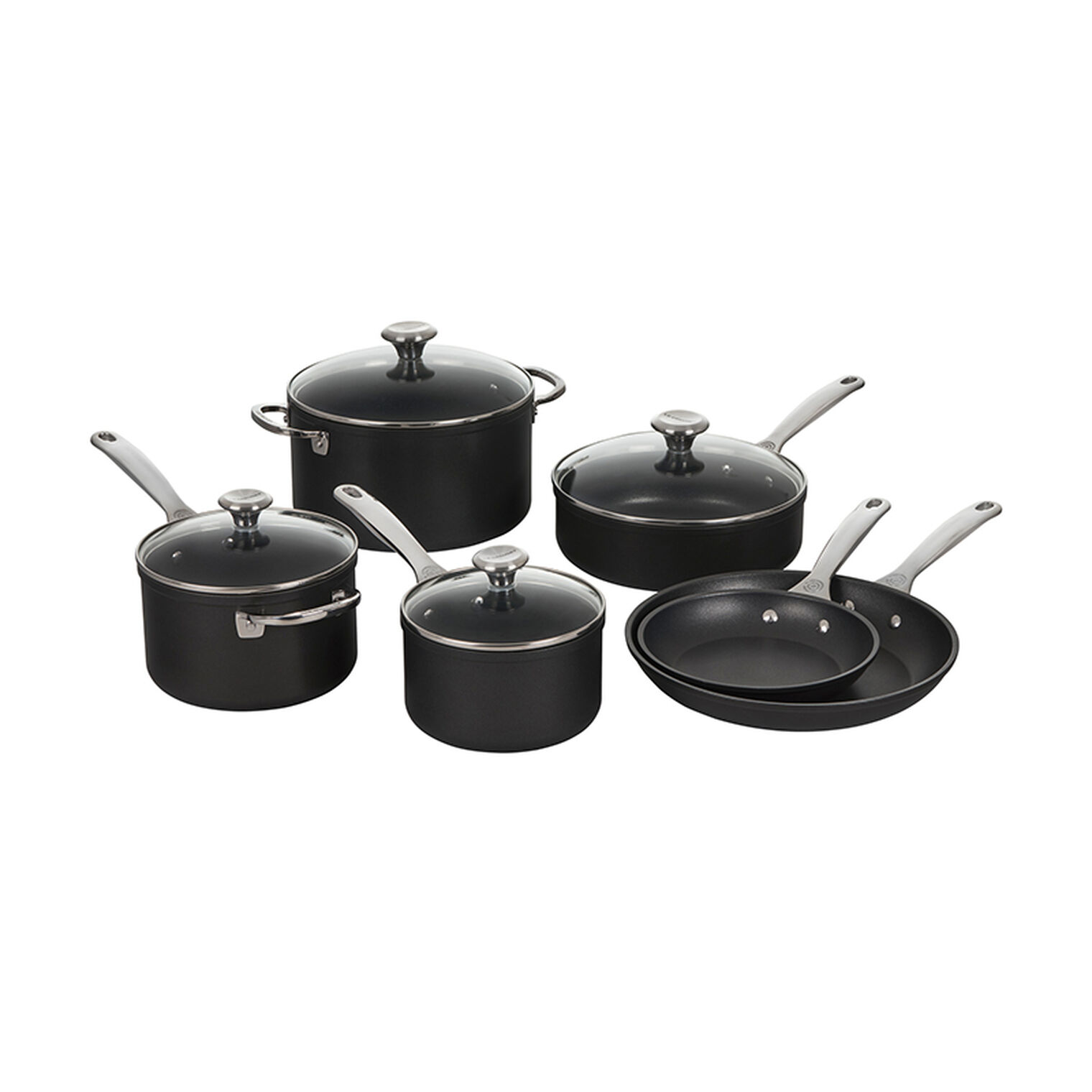 Toughened Non-stick PRO 10-Piece Cookware Set