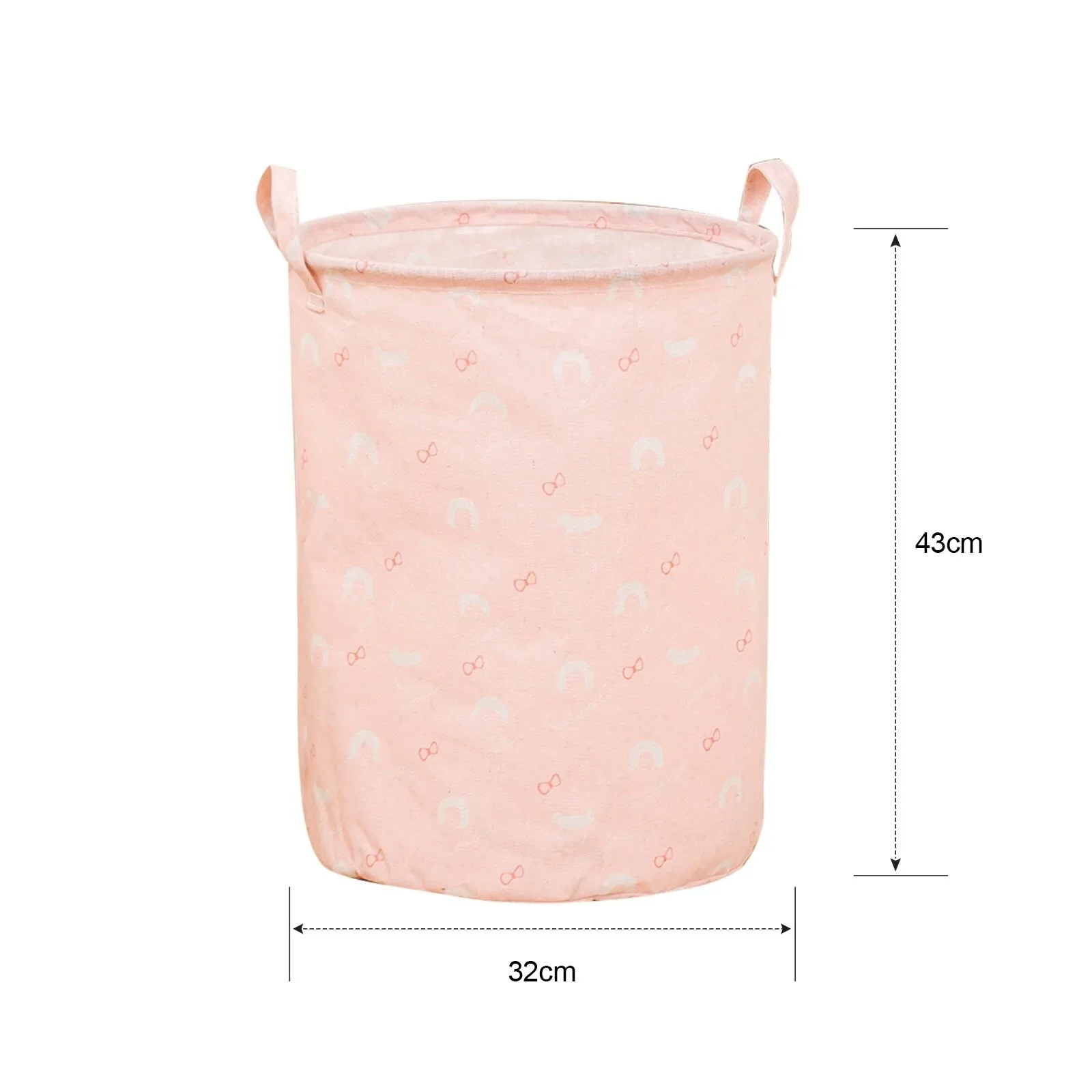 HULIANFU Organizer Canvas Laundry Basket Waterproof Large Capacity Laundry Hamper Dirty Clothes Storage Basket Toy Home Storage Bin 45x35 - Deanwangkt