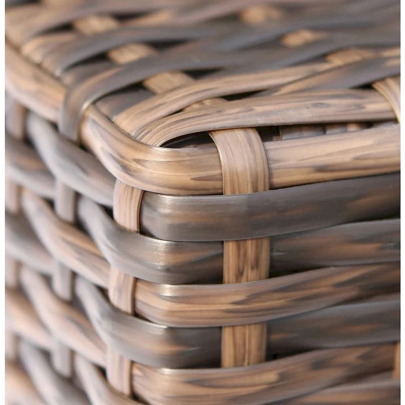 Living Source International Lucca 9-piece Cup Table Fire Pit Sectional