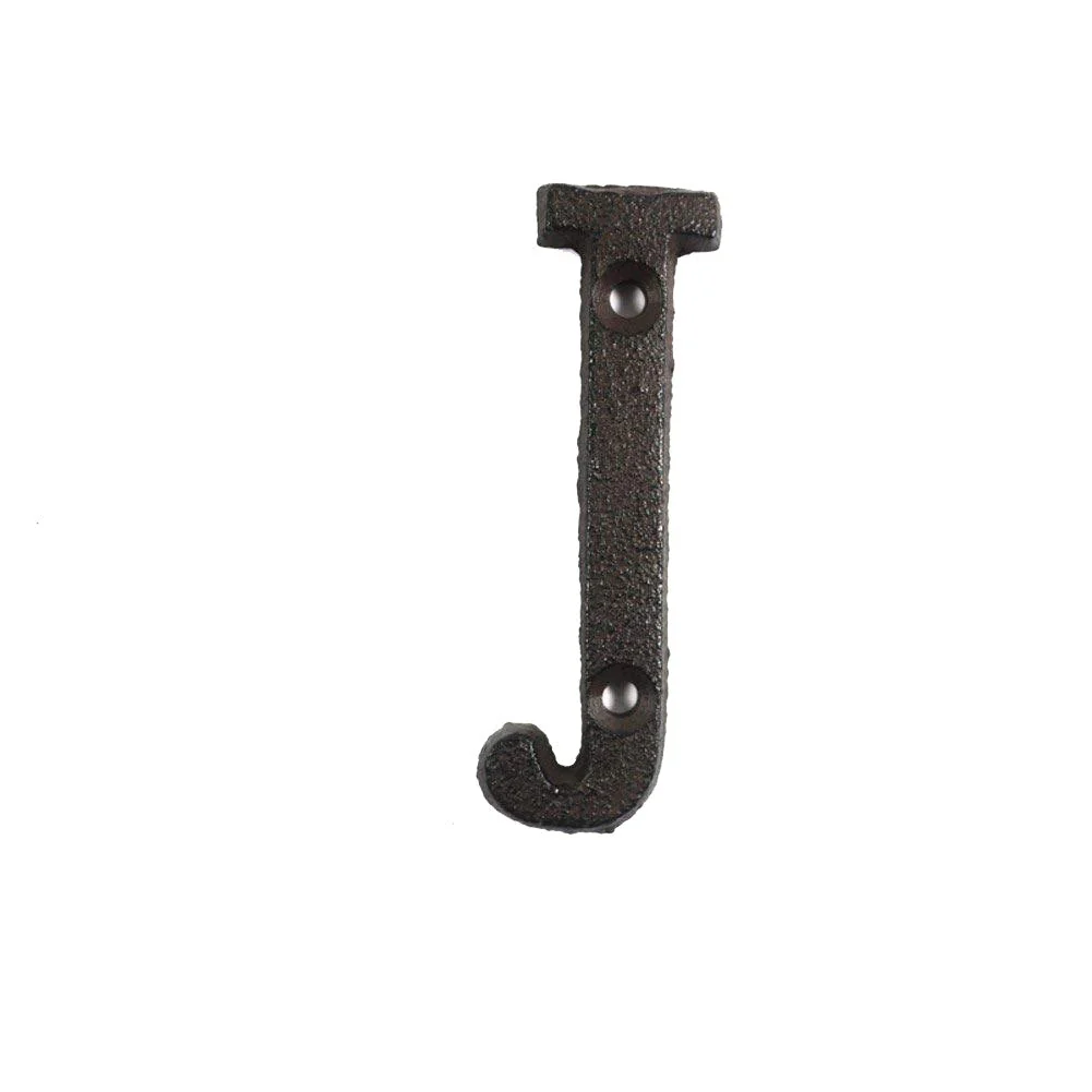 HULIANFU Metal Letters Numbers Cast Iron Decoration House Sign Doorplate DIY Cafe Wall CLH@8 - Deanwangkt