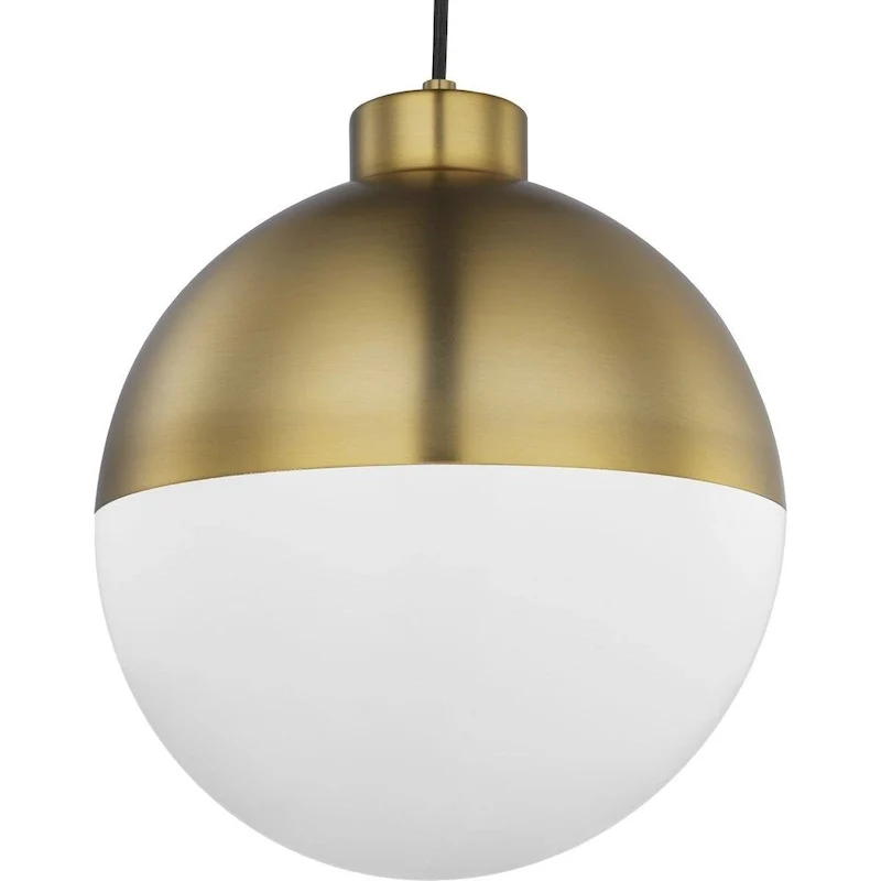 Globe LED Collection Brushed Bronze One-Light LED Pendant - 19.880  x 13.750  x 13.750