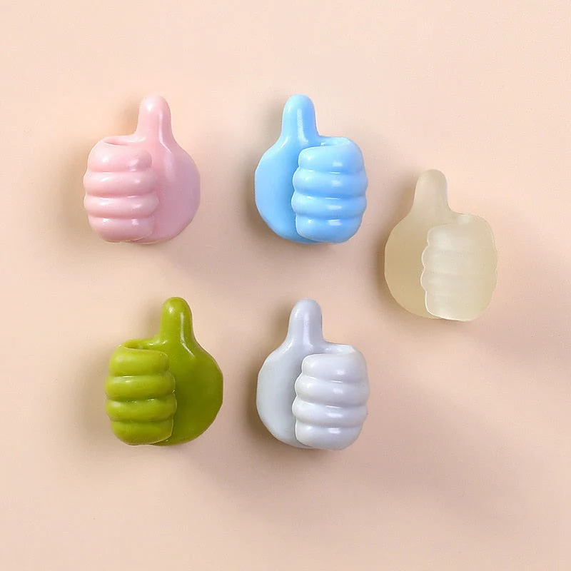 HULIANFU Kitchen Silicone Hook Multi-function Hook Key Storage Hook Wire Data Cable Wall Mount Bathroom Accessories Cute Home Decor - Deanwangkt