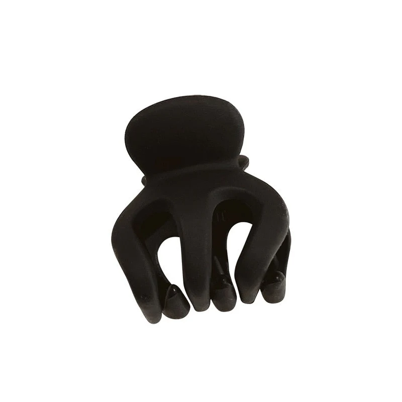 HULIANFU Sweet Solid Color Hair Clip for Women Girls Hair Claw Chic Barrettes Claw Crab Hairpins Styling Fashion Spring Hair Accessories - Deanwangkt