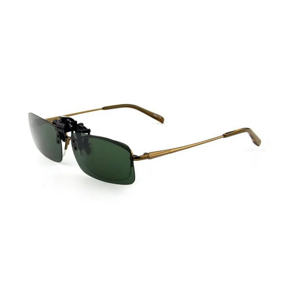 HULIANFU Unisex Clip Polarized Sunglasses Driving Night Vision Clip-on Flip-up Lens Sunglasses Cool Eyewear Clip On Lens Anti-UV 400 - Deanwangkt