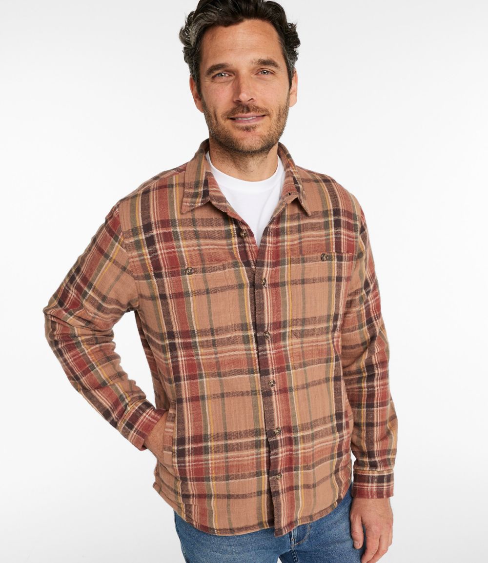 Men's 1912 Field Flannel Shirt, Lined, Slightly Fitted Untucked Fit, Plaid