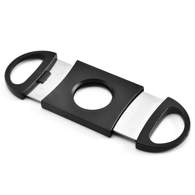 HULIANFU Stainless Steel Cigar Cutter New Metal Classic Guillotine Scissors Gift Portable Smoking Accessories Gifts For Man cool gadgets - Deanwangkt
