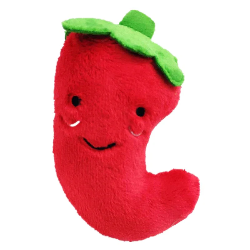 HULIANFU Pet Toys Plush Squeaky Toy Bite-Resistant Clean Dog Chew Puppy Training Toy Soft Banana Bone Vegetable Fruit Pet Supplies - Deanwangkt