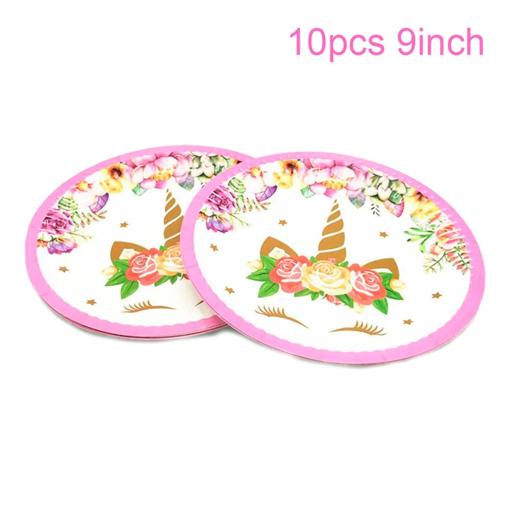 HULIANFU Unicorn Cake Topper Unicorn Brithday Party Supplies Unicorn Brithday Cake Decor 1st Girl Birthday Party Unicornion - Deanwangkt