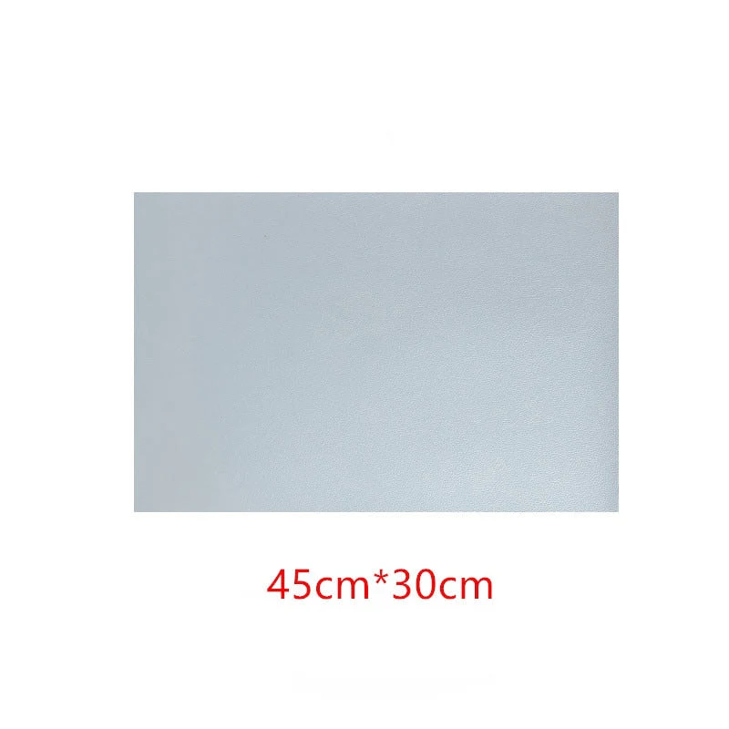 HULIANFU Rectangular Table Mat PU Leather Placemat  Waterproof Greaseproof  Pad Kitchen for Dining Anti-Scalding Insulation - Deanwangkt