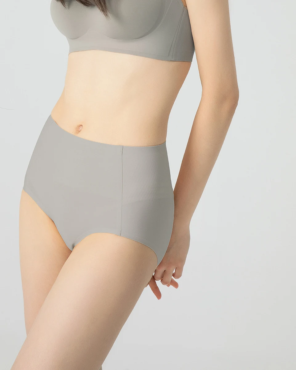 high-waist seamless one-piece postpartum recovery butt-lifting waist-cinching tummy-control shapewear panties for women