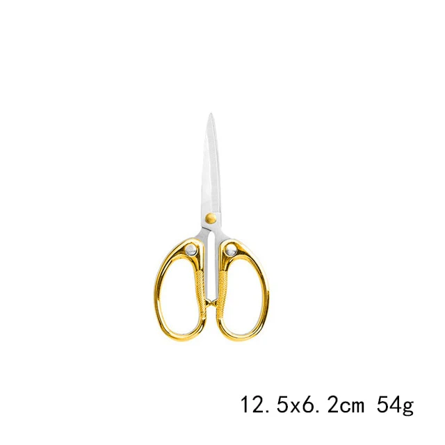 HULIANFU Vintage Stainless Steel Tailor Yarn Trim Cut cross stitch Scissor fabric Needlework Embroidery Thread knitting tool Sewing Tool - Deanwangkt