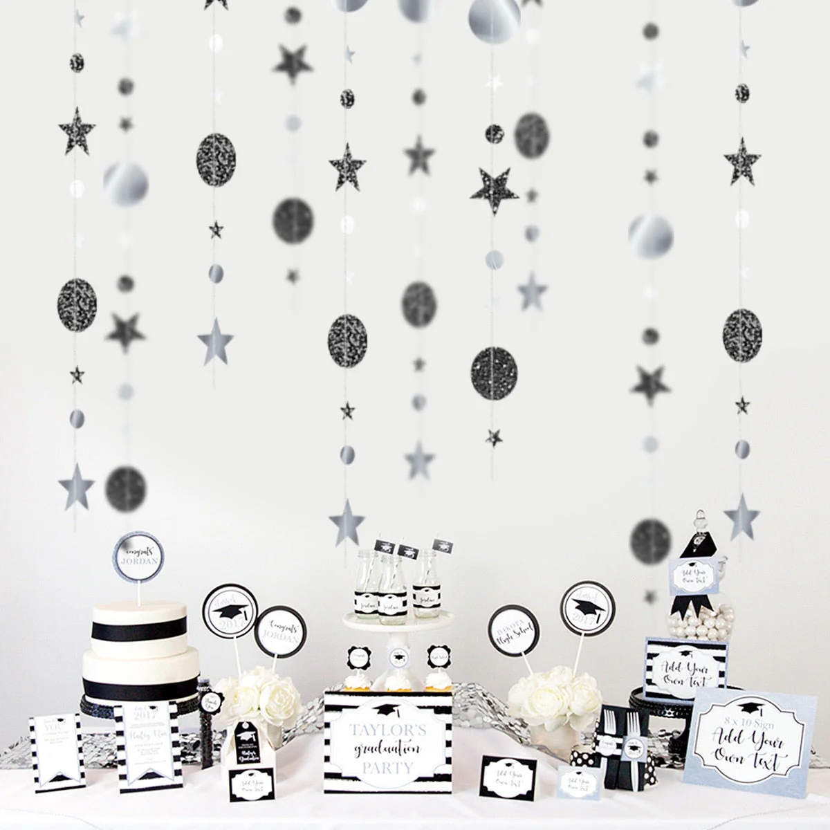 HULIANFU Merry Christmas Decorations for Home 4M Twinkle Star Paper Garland New Year  Noel ChristmasTree Ornaments Kerst  Navidad - Deanwangkt