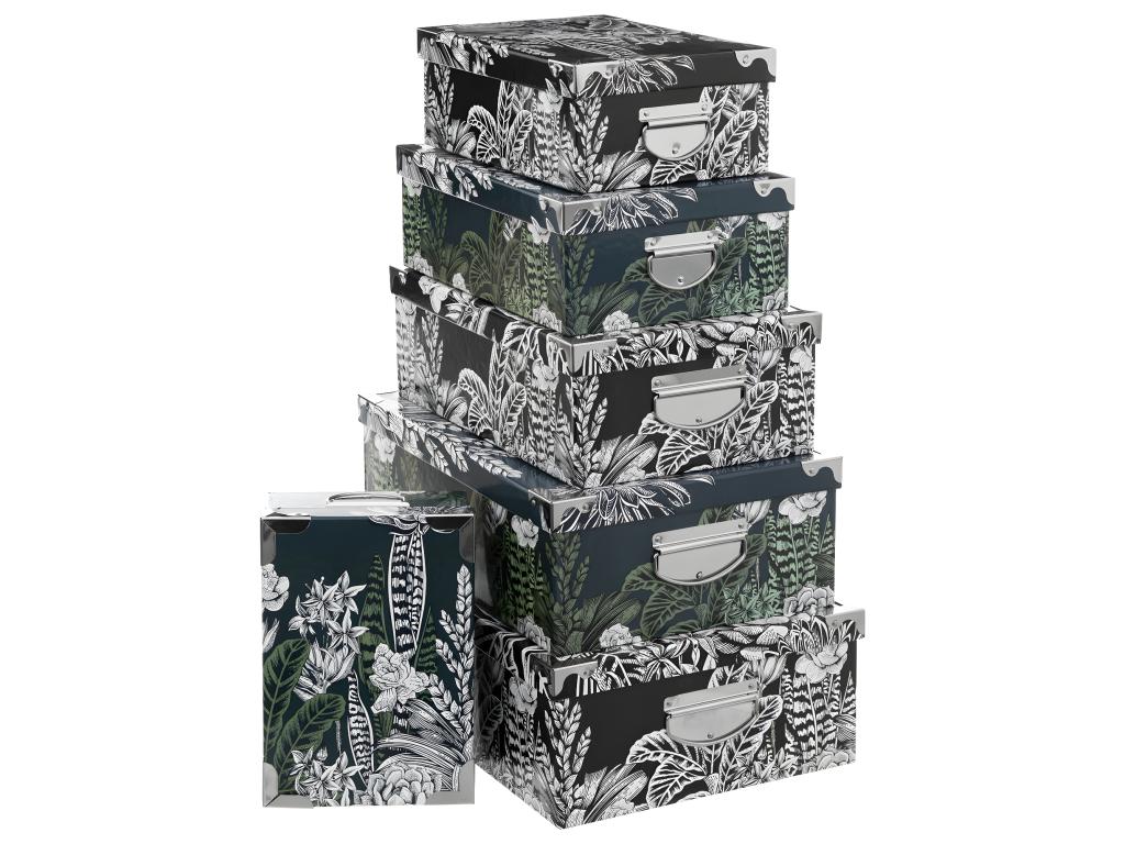 Lot Boites Rangement - Noir