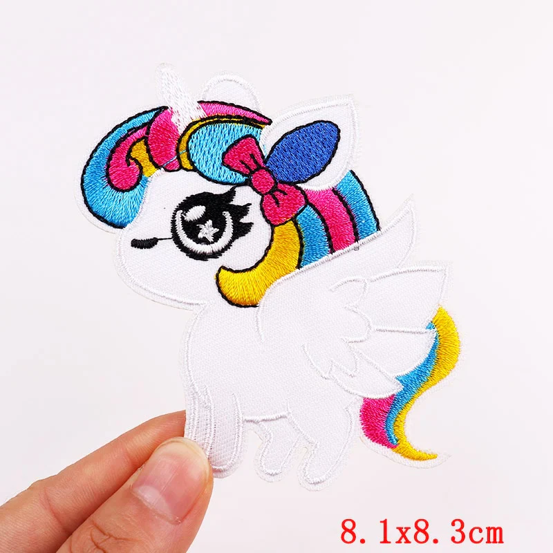 HULIANFU Mushroom Applique Embroidered Patches On Kids Clothes DIY Iron On Patches Cartoon Patches For Clothing Stickers Animal Badges - Deanwangkt