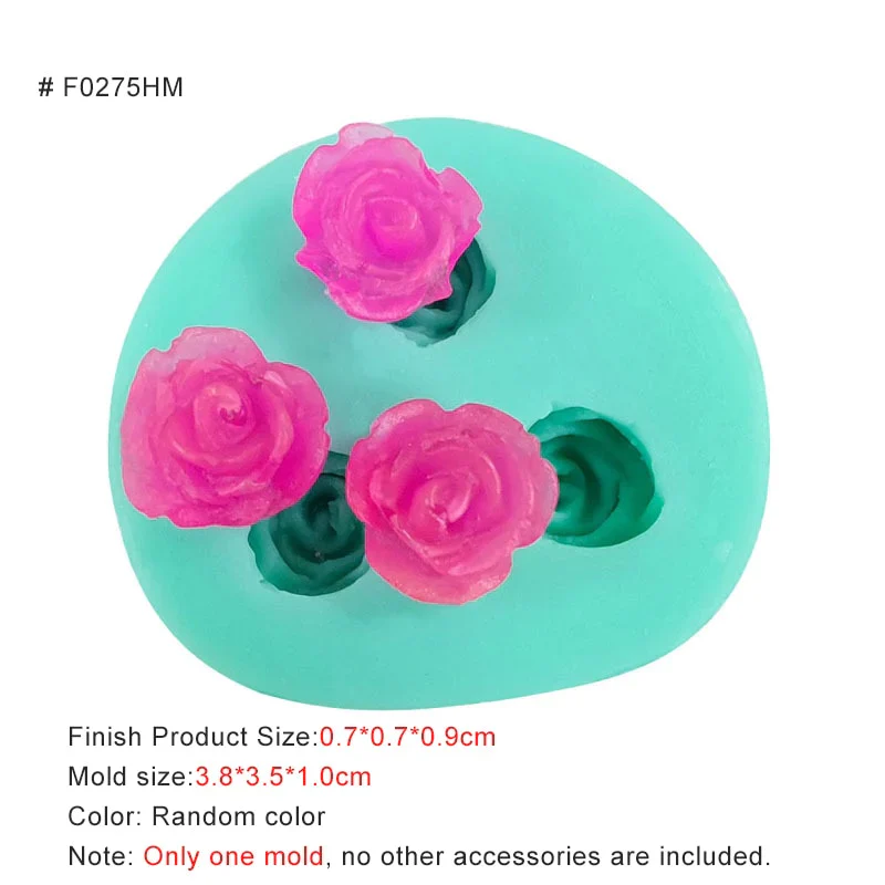 HULIANFU New Mini Flowers Series Silicone Mold DIY Handmade Fondant Cake Baking Chocolate Sugar Cake Tool Resin Polymer Clay Making Mould - Deanwangkt