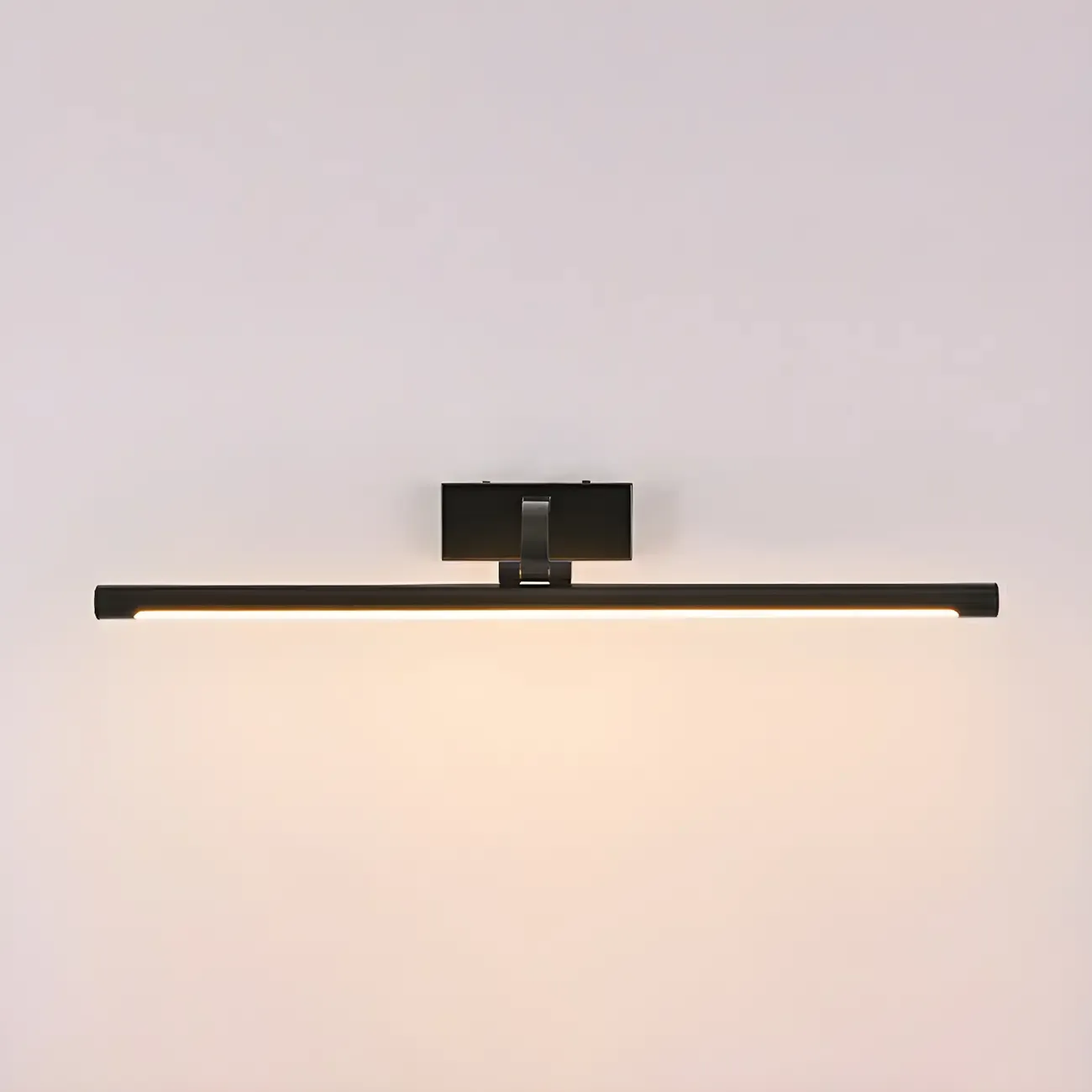 Modern Black Cylinder LED Wall Lamp with Acrylic Shade