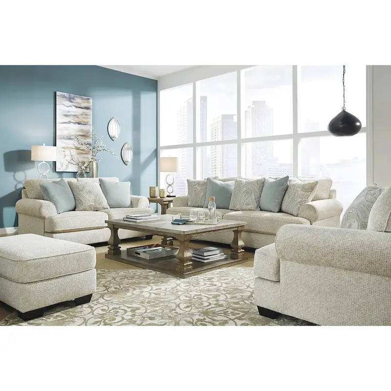 Signature Design by Ashley Monaghan Beige Sofa - 98 W x 45 D x 39 H