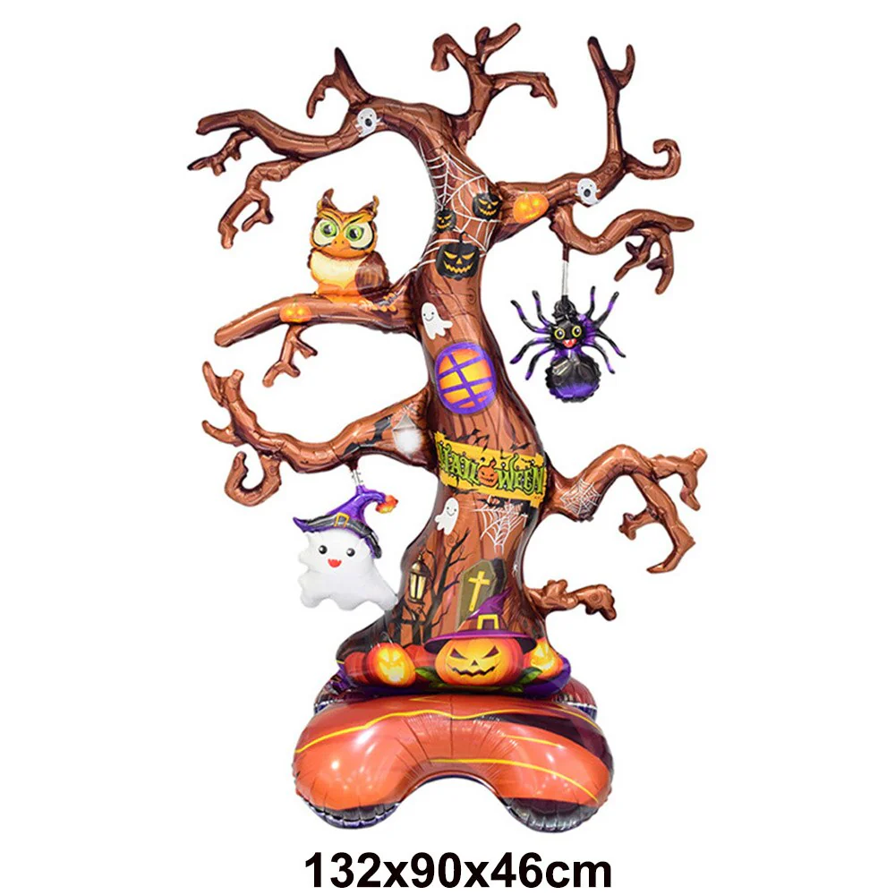 HULIANFU Large 86x165cm Skeleton Man Balloons Halloween Decorations Globos Scary Halloween Skull Ballons Halloween Party Home Decorations - Deanwangkt